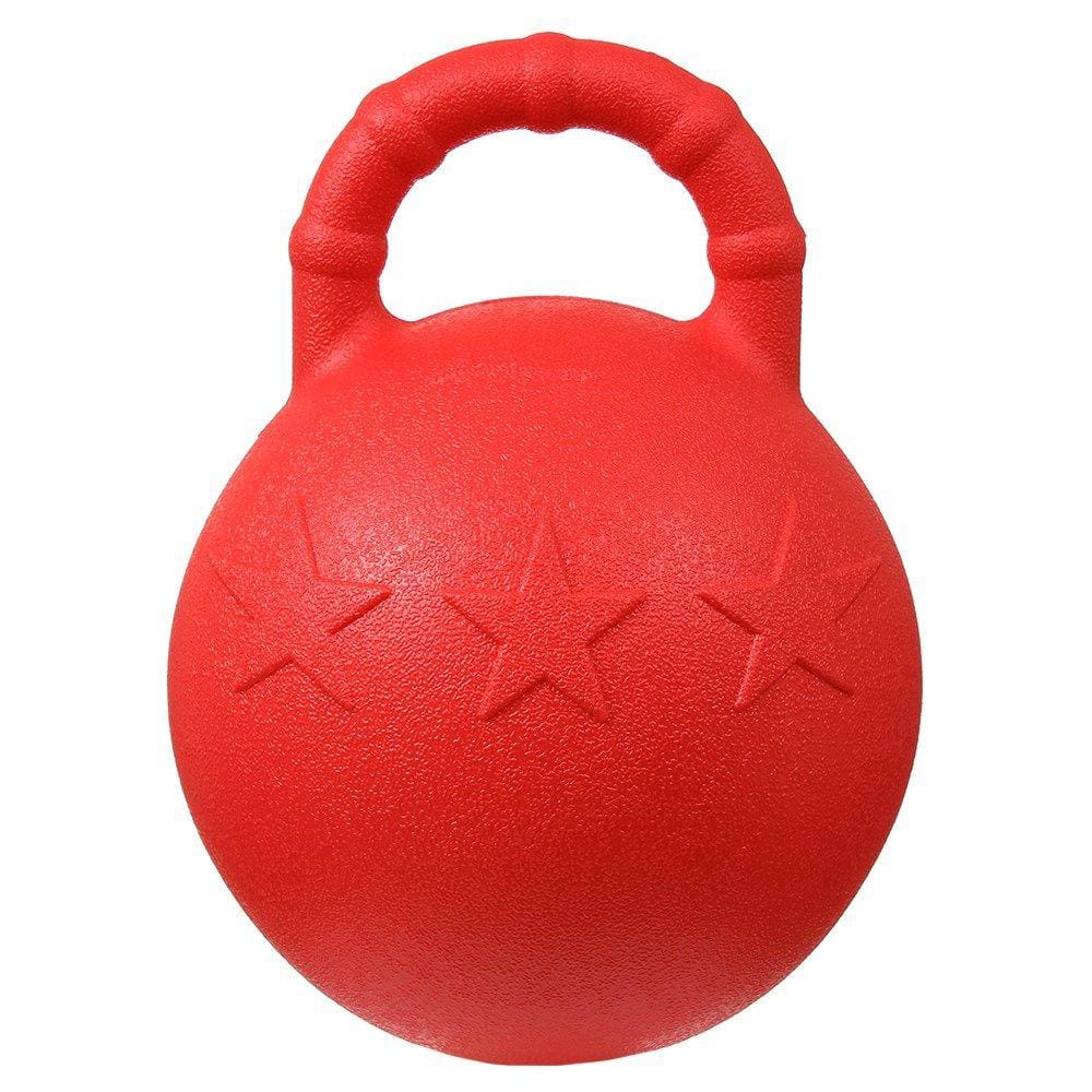 Bola De Borracha Para Cavalo Vermelha 33192