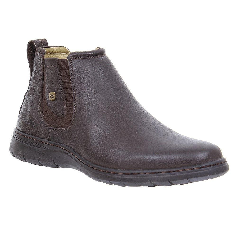 Botina Masculina Café Bico Redondo Zebu 27733