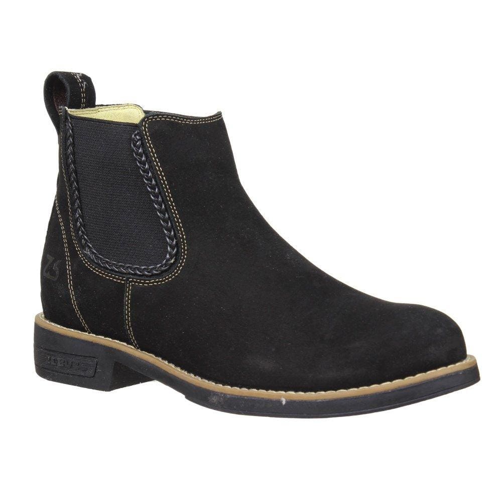 Botina Feminina Bico Redondo Preta Zebu 33573