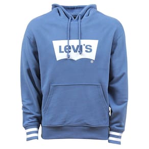 Moletom Masculino Com Capuz Azul Levi`s 33697