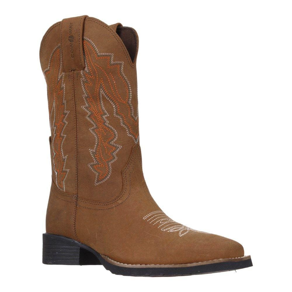 Bota Masculina Castor Bico Quadrado Cow Way 33299
