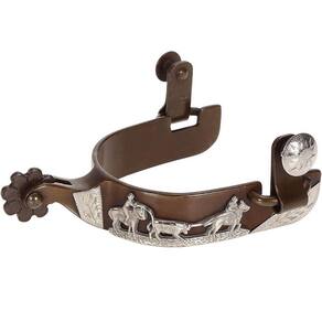 Espora Metalab 258489 Antique Team Roping Spurs Level 2