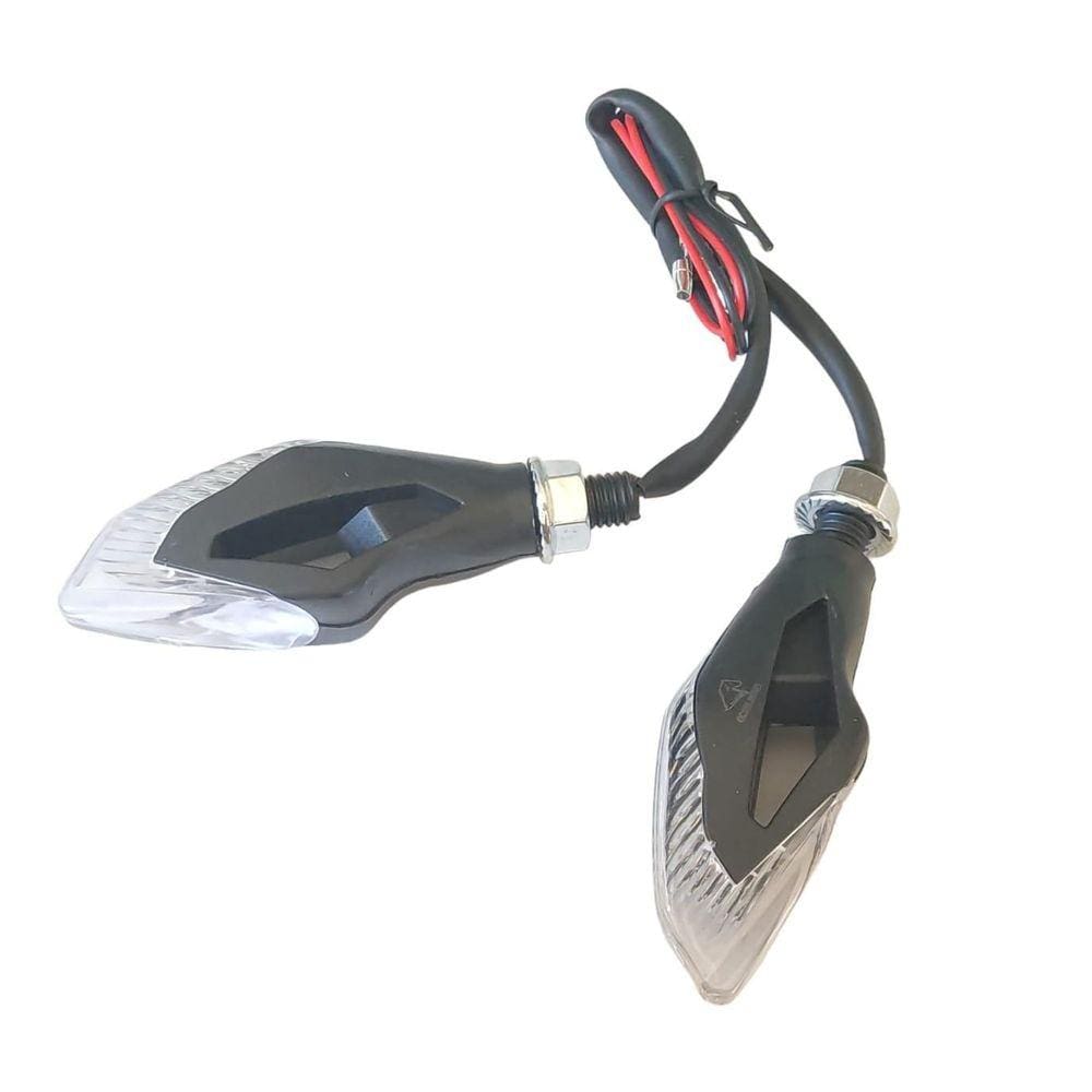 Kit Pisca Led Universal Para Moto Amuleto 4 Peças