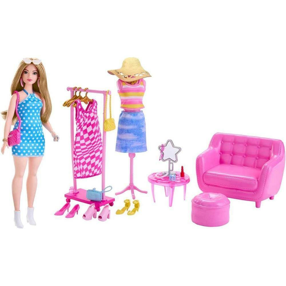 Barbie Closet Luxo Fashion Completo Com Roupas E Acessórios