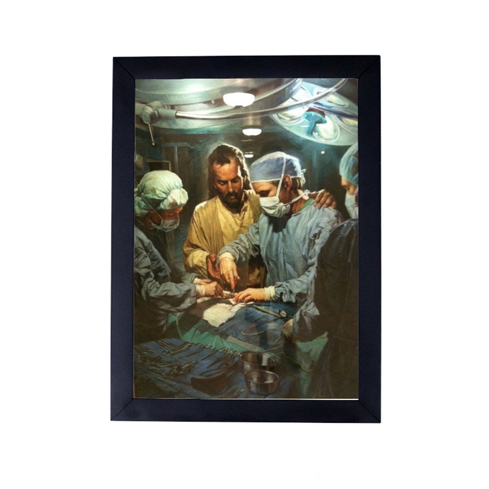 Lindo Quadro decorativo jesus cristo cura P8447