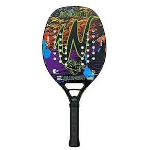 Raquete Wakdop Kawasaki 12k Beach Tennis Case+bola+grip