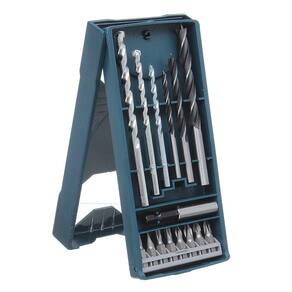Kit com 15 Peças Mini X-Line para Madeira e Concreto Bosch 30289