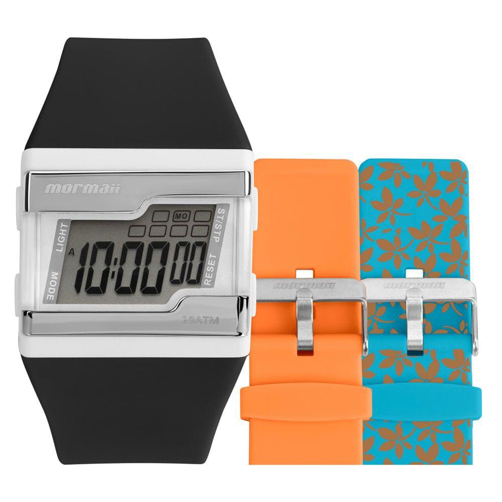 Relógio MORMAII KIT unissex digital borracha FZN/T8L