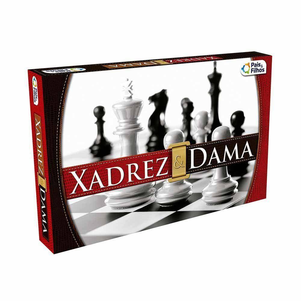 Kit 6 Jogos Com Dama/ Ludo/ Xadrez/ Trilha/ Dominó/ Forca