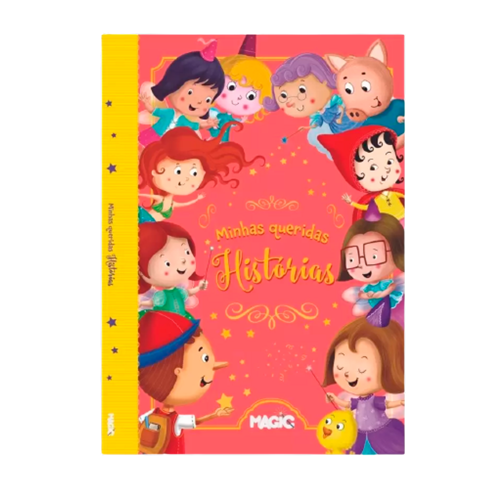 Livro Queridas histórias 128 páginas ilustradas Ed Magic