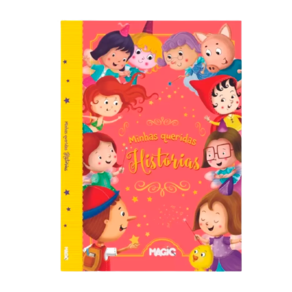 Livro Queridas histórias 128 páginas ilustradas Ed Magic