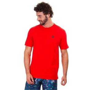 Camiseta Oakley Collegiate Graphic Masculina - Vermelho Vermelho