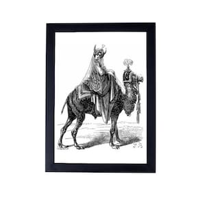 Lindo Quadro decorativo daemon goetia rei paimon P8459