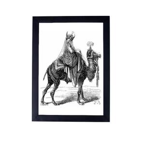 Lindo Quadro decorativo magia goetia rei paimon P8459