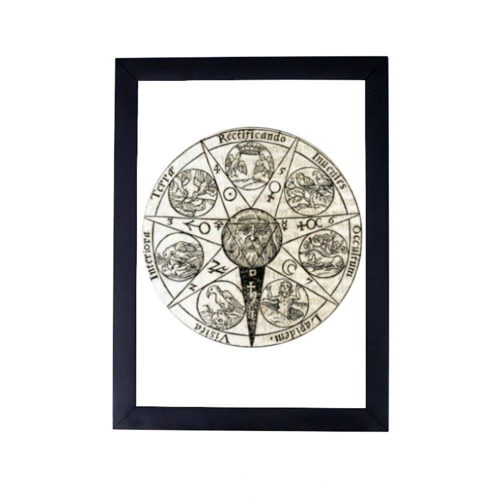 Lindo Quadro decoração hermetica esoterismo P8457
