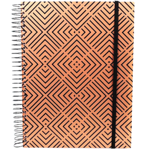 Caderno Universitário 1 Matéria Confetti Ouro Preto
