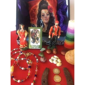 Kit Amor Dinheiro Magia Cigana Altar Ritual Oferenda Firmeza