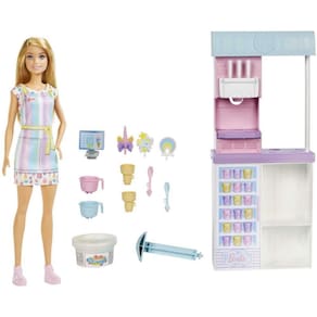 Barbie Profissões Conjunto Quiosque De Sorvete - Mattel