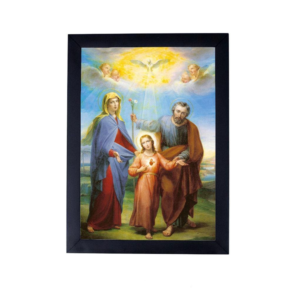 Lindo Quadro decorativo jesus cristo sagrada familia P8475