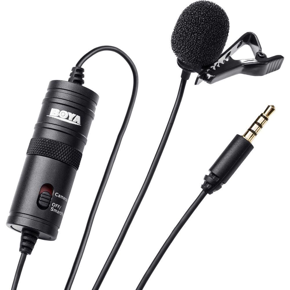 Microfone De Lapela By-M1 6 metros Para Câmeras E Smartphones