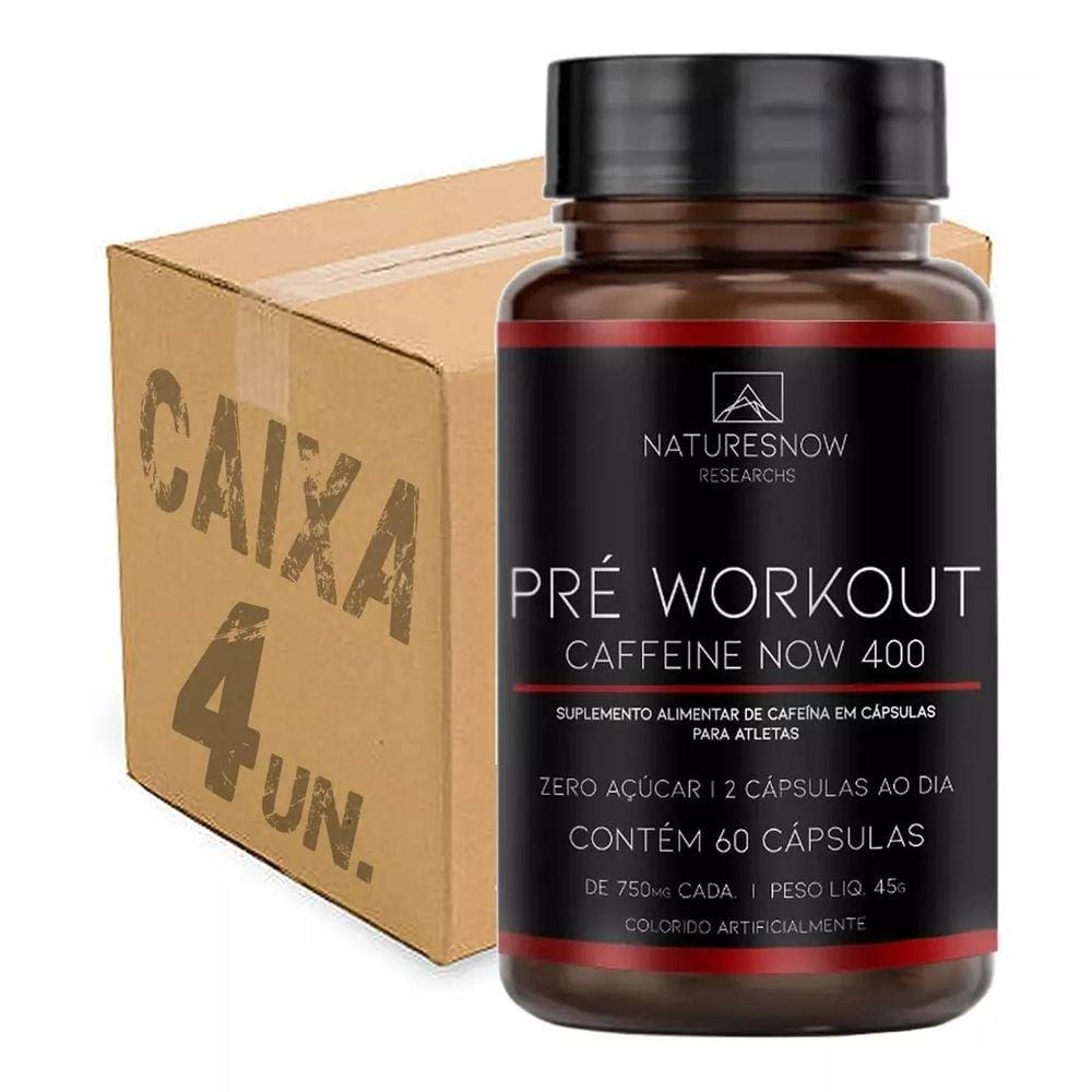 4x Pre Workout Caffeine - Natures Now