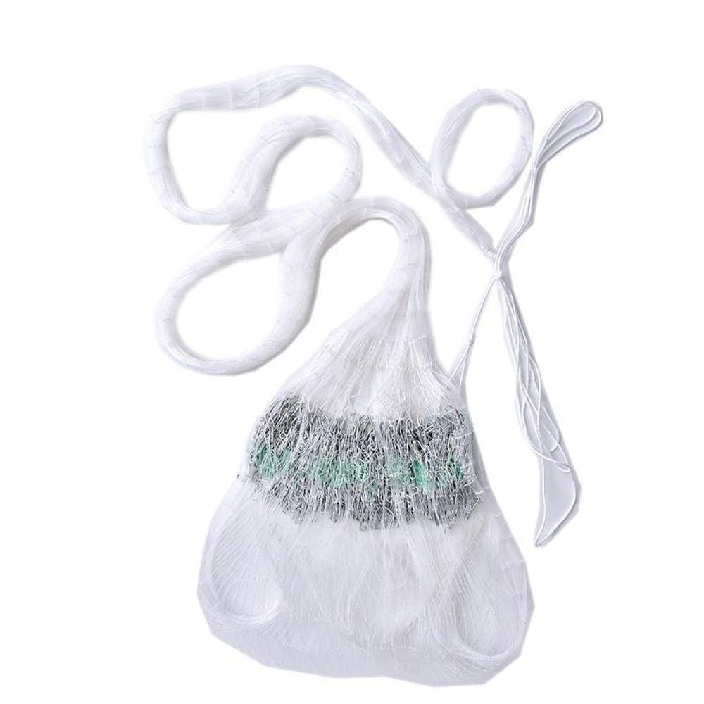 Tarrafa Com Corrente Pesca Malha 5 X 5 Cm 50Mm Fio0.60 25Mt