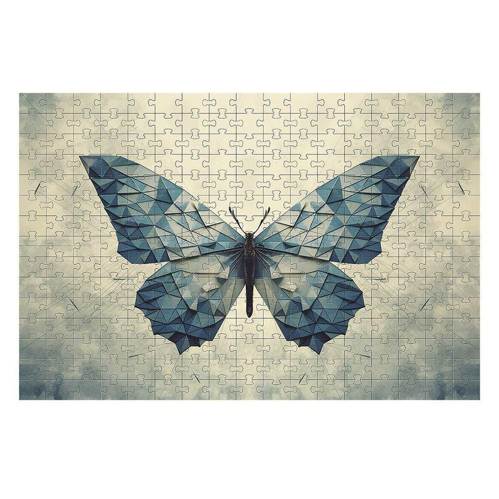 Quebra-Cabeça Cognitivo Borboleta Azul 300 Peças