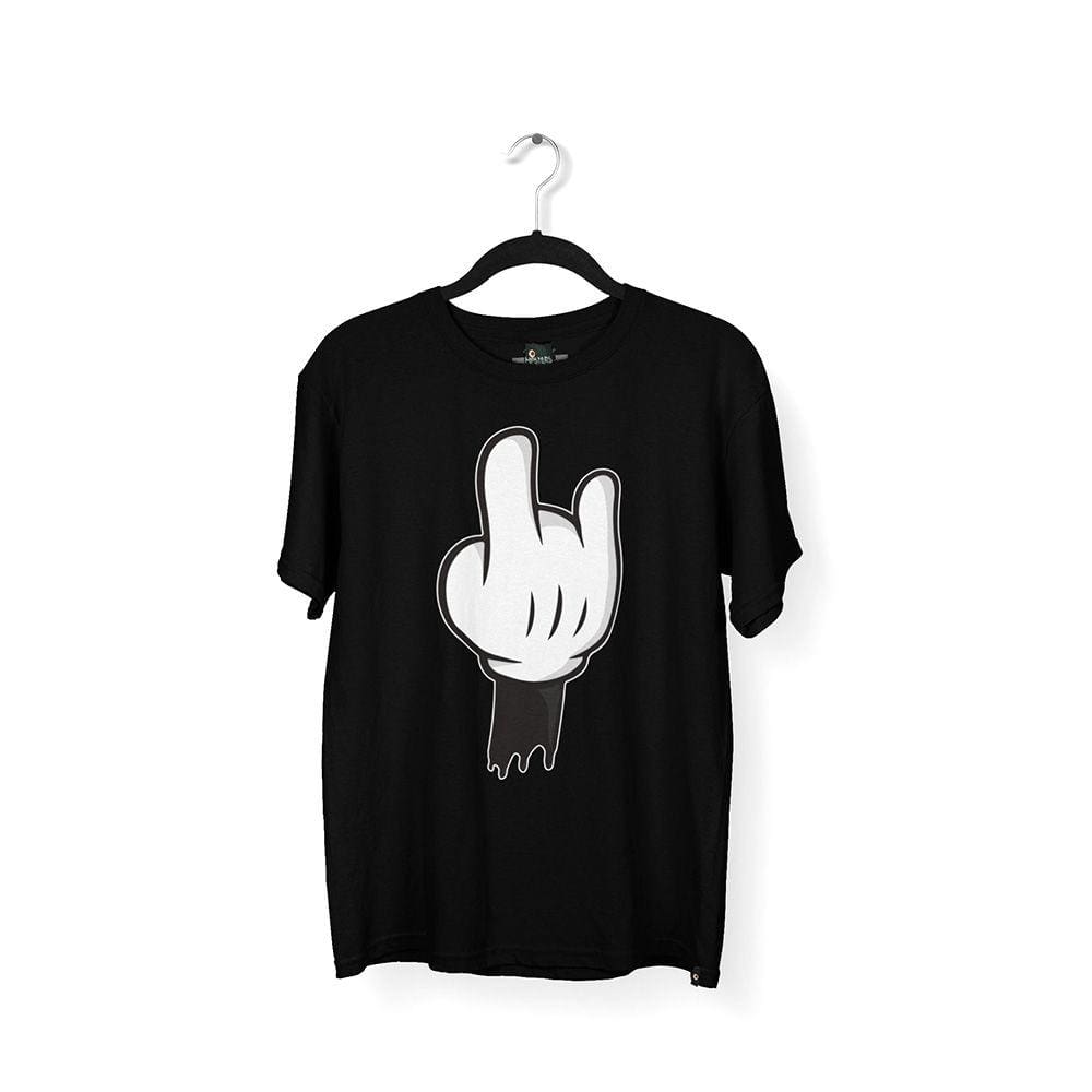 Camiseta Masculina Mouse Rock N` Roll Preta