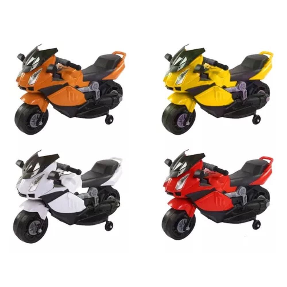 Mini Moto Motinha Elétrica Infantil Azul Cross 6v Luz Som