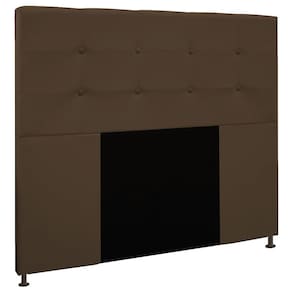 Cabeceira Queen 1,60m Zurique Suede Marrom - Pallazio