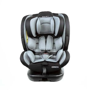 Cadeira para Auto Evolutty de 0 a 36 Kg Giratória em 360 Graus Cosco Preto/Cinza
