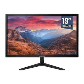 Monitor 19` Hd Led, 60Hz, Hdmi, Vga, 3.6Ms Preto - Mymax