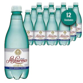 Água Mineral S/ Gás Pet São Lourenço 510Ml  12 Unidades