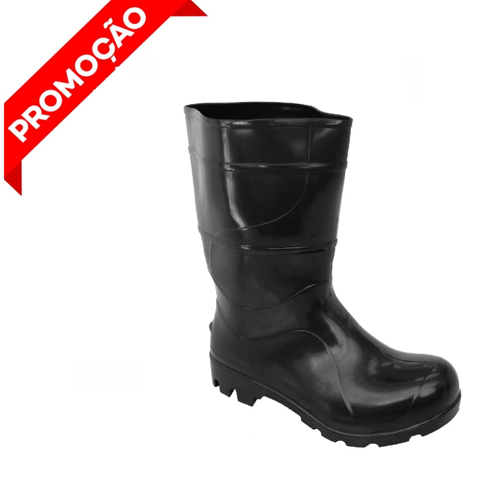 Bota Plastica Galocha Pvc Motoboy Ifood Motociclista