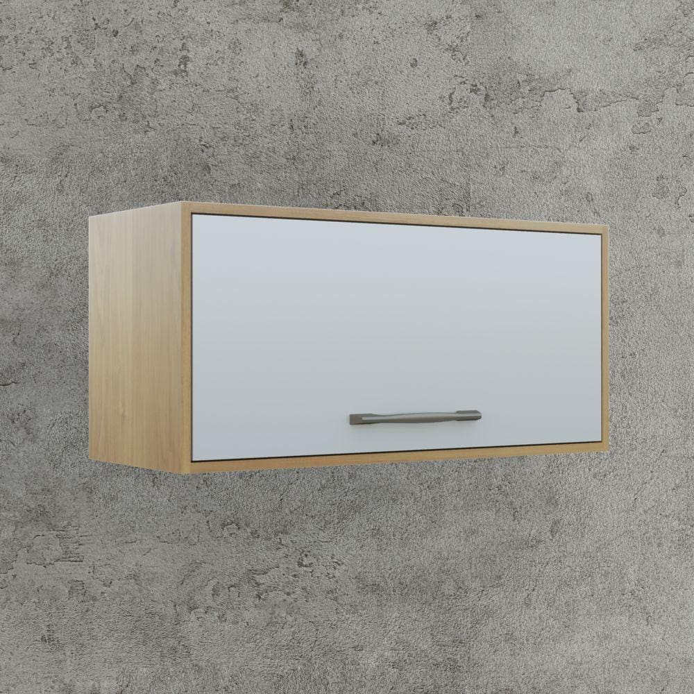 Armário Aéreo Geladeira 80cm Áustria Valdemóveis Cinamomo/Off White