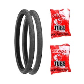 Par Pneu Bike Praieiro Levorin Aro 26x1.95 + 2 Câmaras Kenda