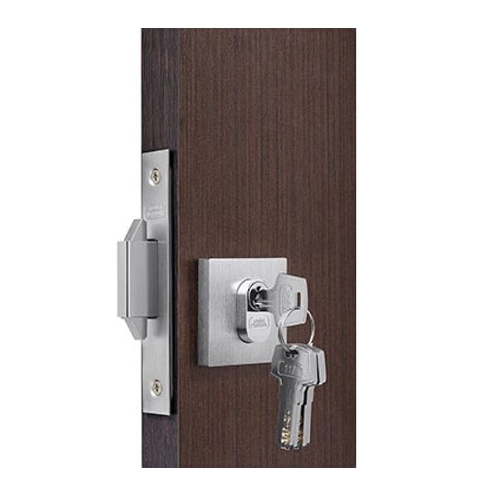 Fechadura Para Porta de Correr União Mundial Roseta Quadrada