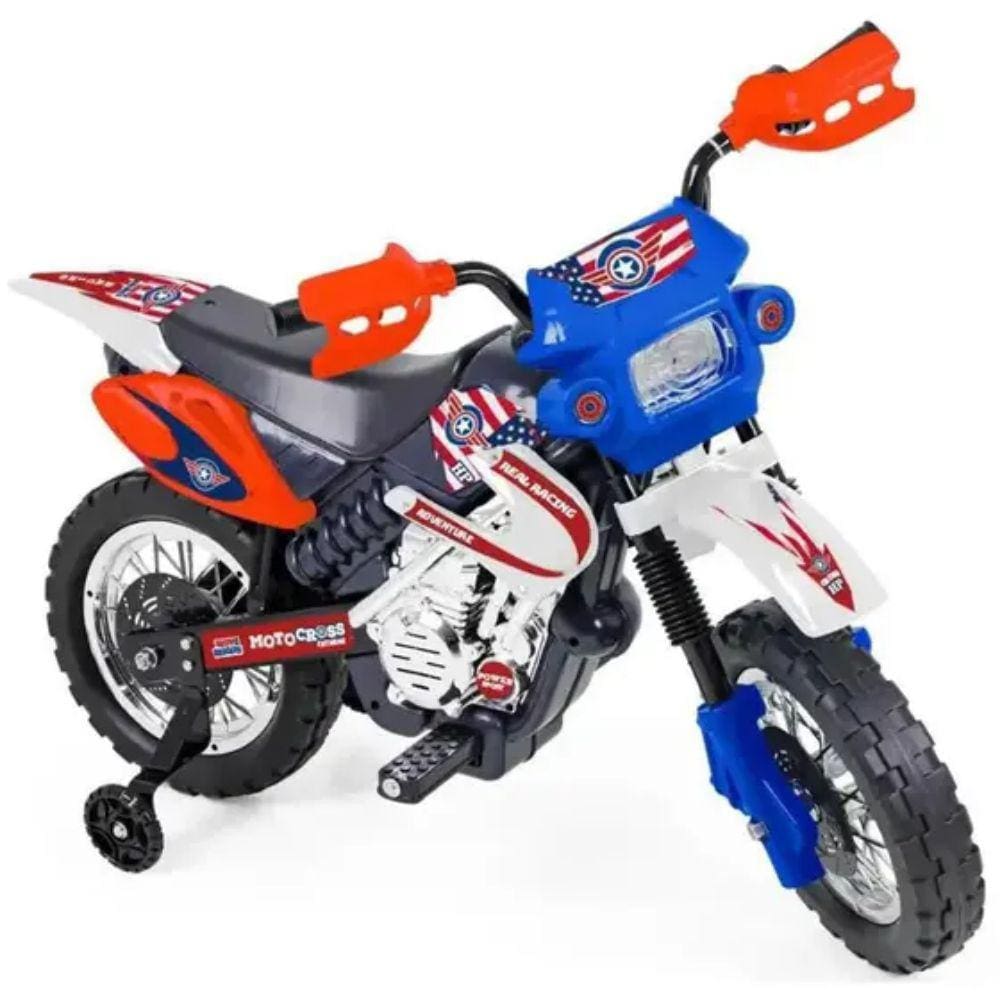 Moto Elétrica Infantil 6V Amarela Bel