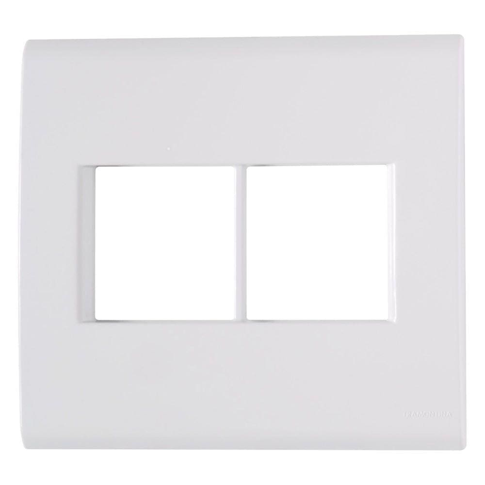 Placa Liz Branca 4x4 4 Módulos Tramontina