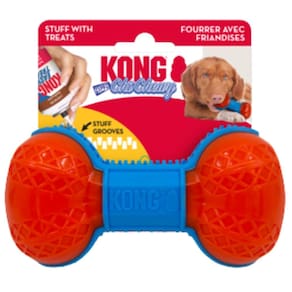 Brinquedo Mordedor Kong Chichewy Zippz Bone Para Cães Médio