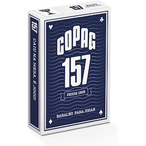 Baralho 157 Tradicional Azul Naipe Convencional Copag