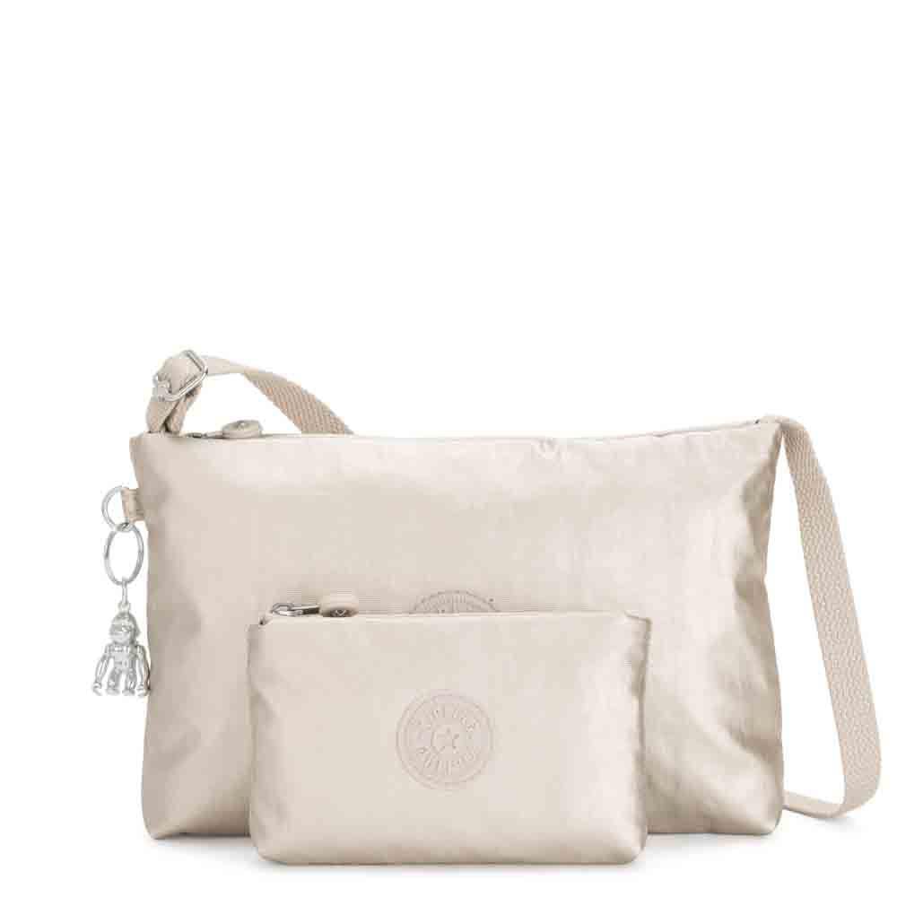 Bolsa Transversal Kipling Atlez Duo Metálica