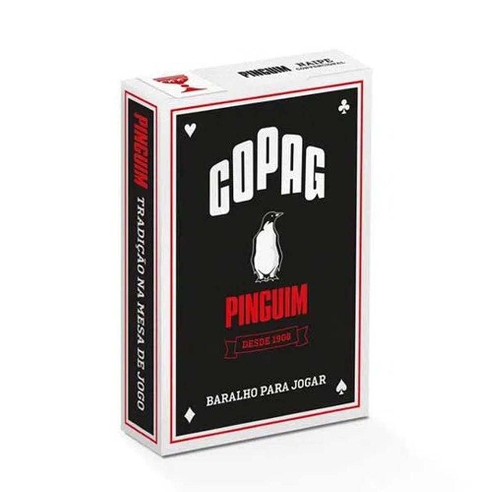 Baralho Pinguim Azul Naipe Convencional Copag Cartas Jogo Poker