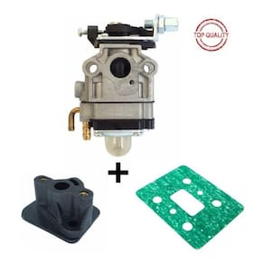 Kit Carburador Roçadeira 26cc + Flange De Admissão C/junta