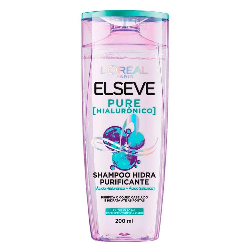 Shampoo Elseve Pure Hialurônico 200ml