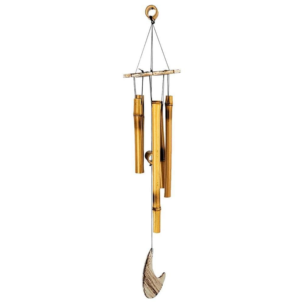 Sino dos Ventos mensageiro de bambu 60 cm
