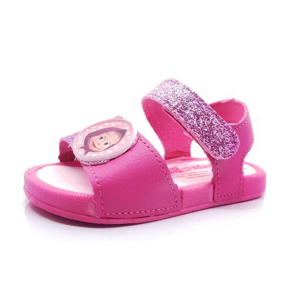 Papete Infantil Menina Pé com Pé Marsha e o Urso 14249