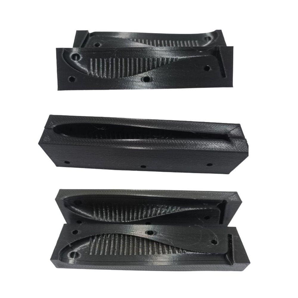 Molde Para Isca Artificial Solf Modelo Shad 200Mm Aberto