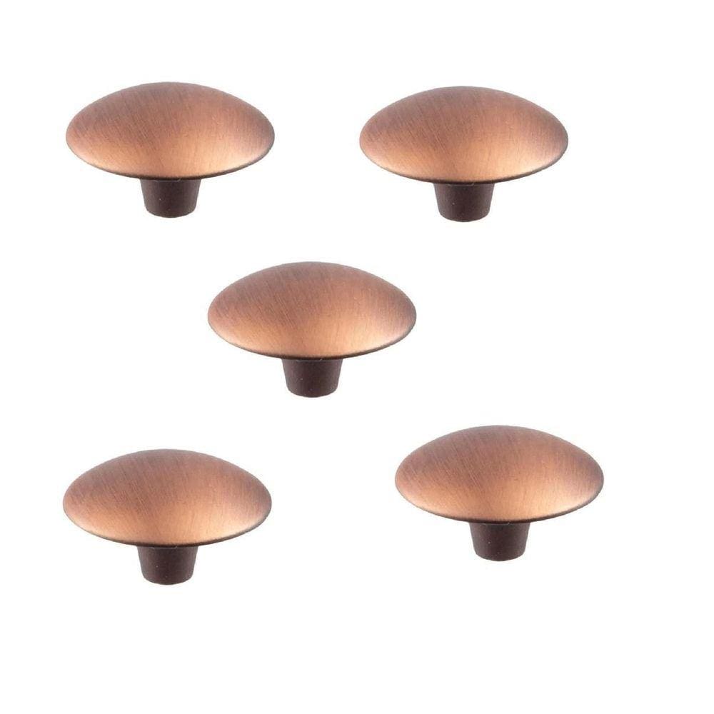 Kit 5 Puxador Orion Zen 33X20Mm Vecchio Cobre Zp1883.648 Pequeno
