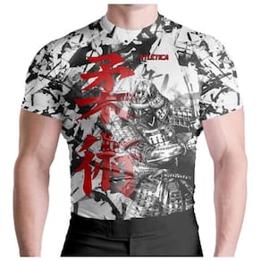 Rash Guard Samurai White MC Atlética Esportes